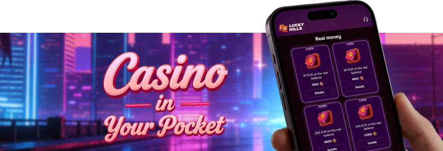 LuckyHills iOS casino app